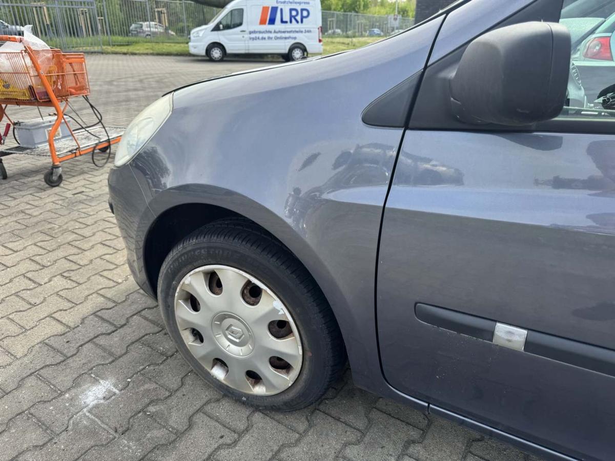 Renault Clio 3 Grandtour original kotfl&uuml;gel vorn links TEJ47 Bleu gris Bj.2009